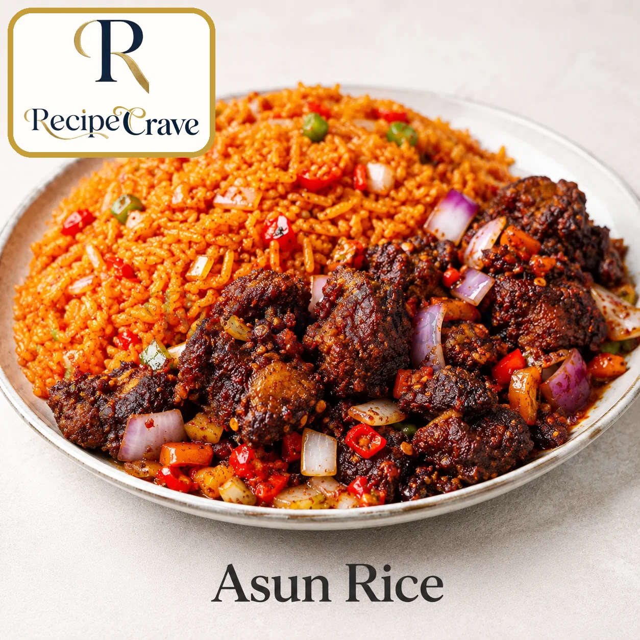 Asun Rice Recipe | RecipeCrave