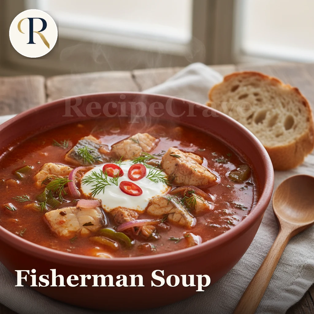 Nigerian fisherman soup, a seafood pepper soup style broth with fresh fish