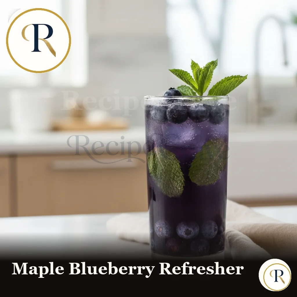 Maple Blueberry Refresher Recipe | RecipeCrave